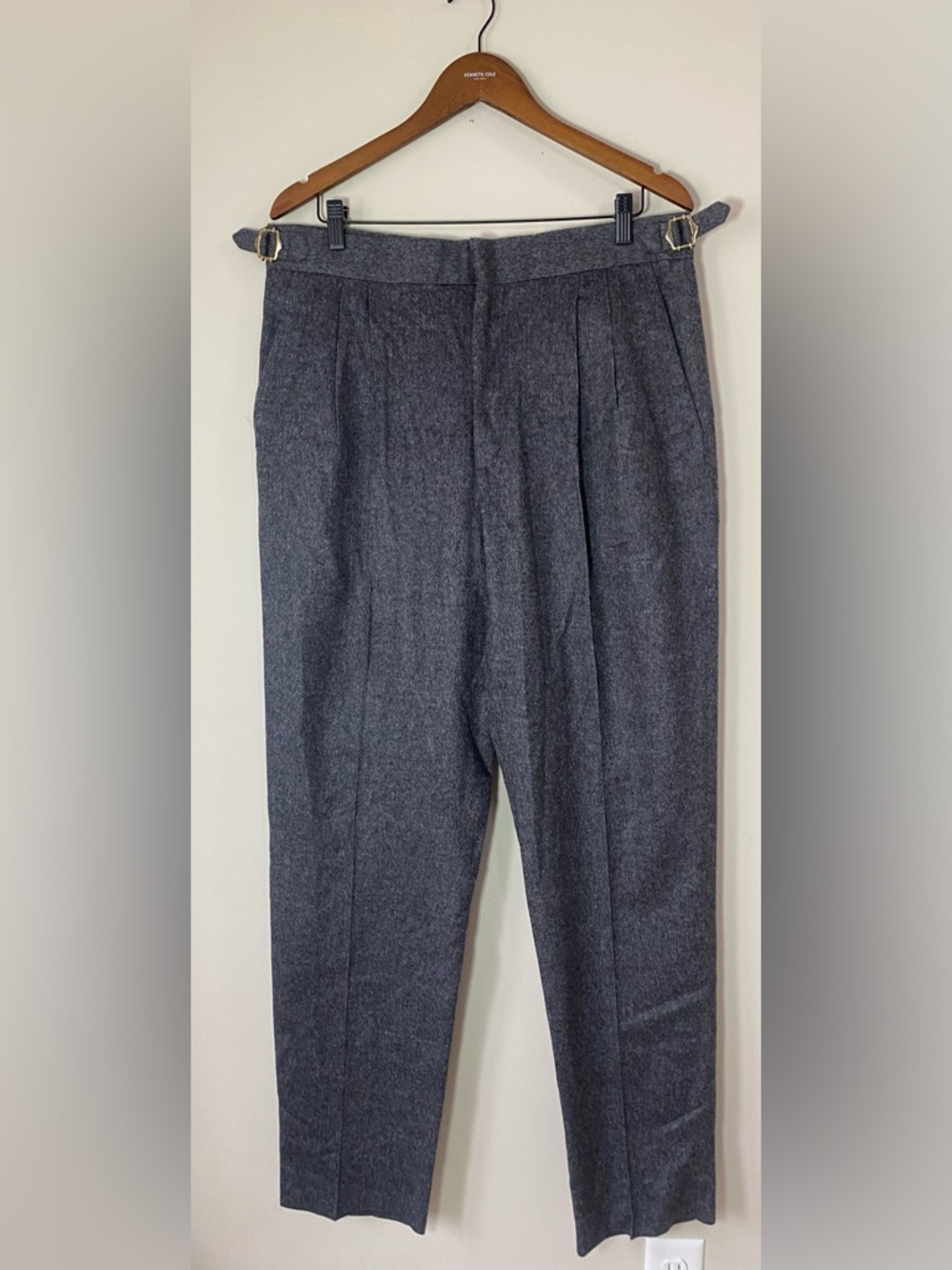 NWT Boglioli B+ 368 Double Pleated Slim Trousers - Dark Grey - IT 52 (US 36)